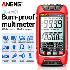 Digital Multimeter AC DC Voltage Ohmmeter Voltmeter Auto Range Test Volt Tester
