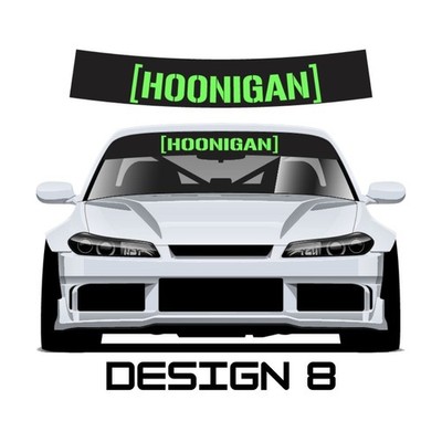 sun strip windshield banner 140cm x 25cm