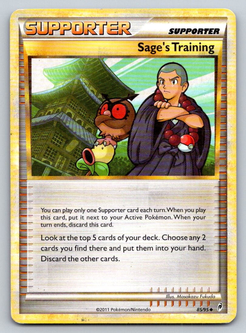 Sage's Training 85/95 Uncommon Call of Legends Pokemon Near Mint