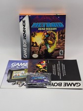 Metroid Zero Mission (Nintendo Game Boy Advance, 2004) GBA Missing Manual Tested