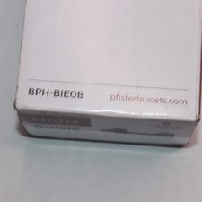 1-Pk Pfister Wall-Mounted Screw-In Toilet Paper Holder Matte Black BPHBIE0B