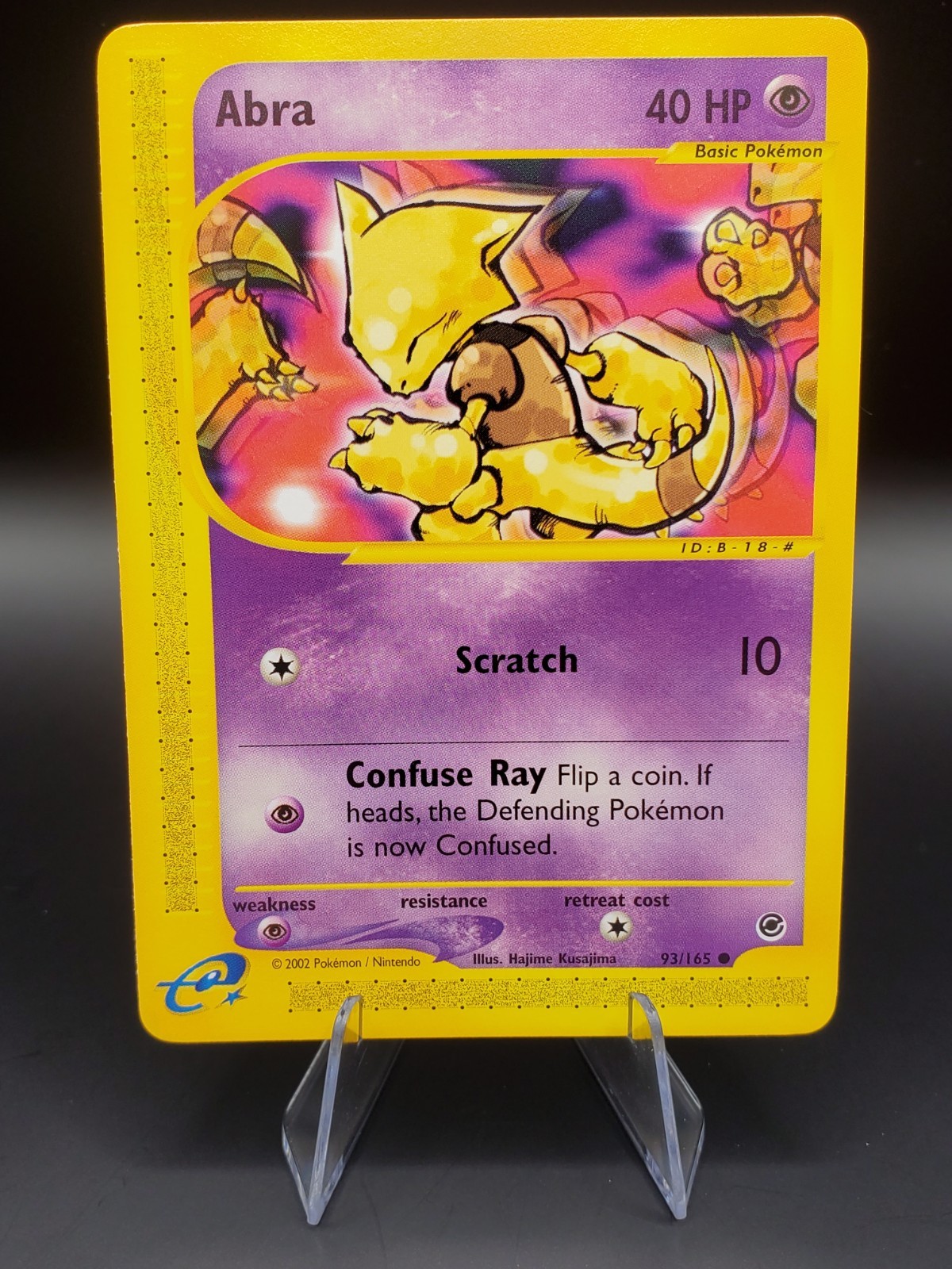 Abra 93/165 2002 Expedition Base Set Pokemon Card Vintage  NM