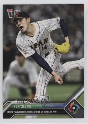 2023 Topps Now World Baseball Classic /5796 Roki Sasaki #WBC-19 0vj4