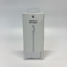 Apple Lightning To VGA Adapter MD825AM/A A1439 White IPhone IPad Projector