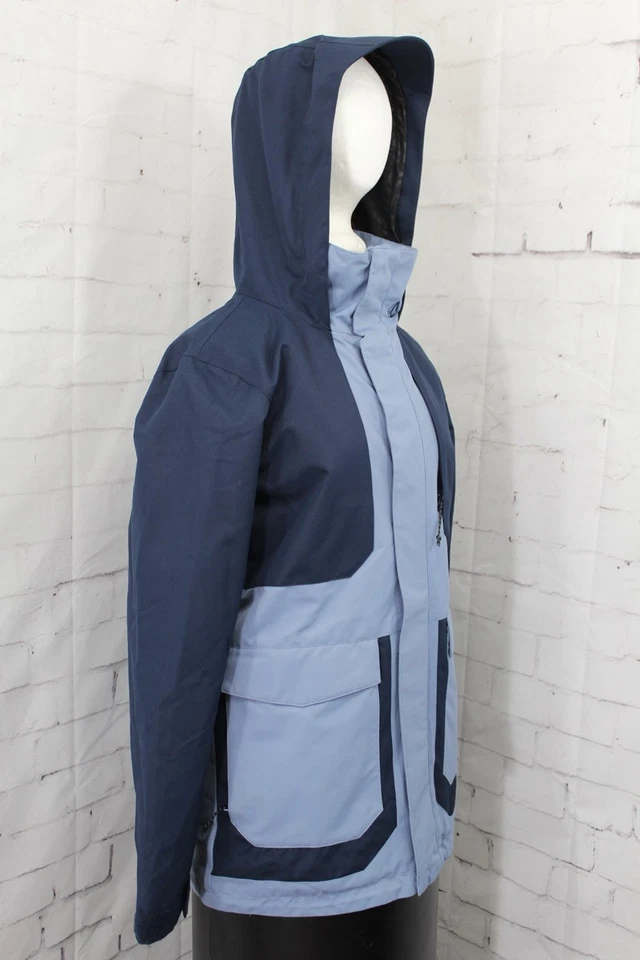 Volcom Leeland Shell Snowboard Jacket, Womens' Size Small, Washed Blue New - Image 4 of 4