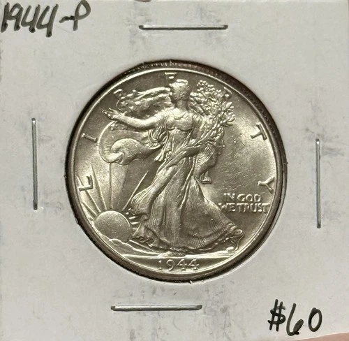 1944-P  50C Walking Liberty Half Dollar BU UNCIRCULATED
