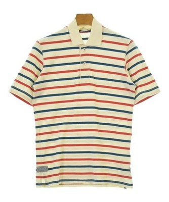 JUNYA WATANABE MAN Polo Shirts IvoryxRedxBlue(Border) S