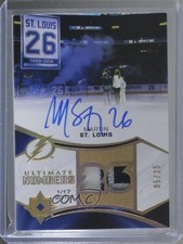 2020 Ultimate Collection Numbers 5/25 Martin St Louis #UN-MS Patch Auto HOF um0