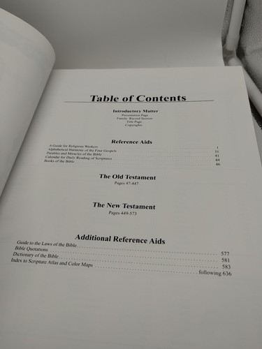 Cimelio SANTA BIBBIA MASSONICA KJV Master Edizione di Riferimento 1988 Lettera Rossa - Foto 19 di 24