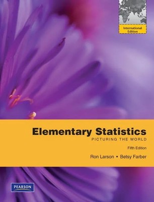 Pearson Elementary Statistics Picturing World Larson Farber 5th Edition Buch