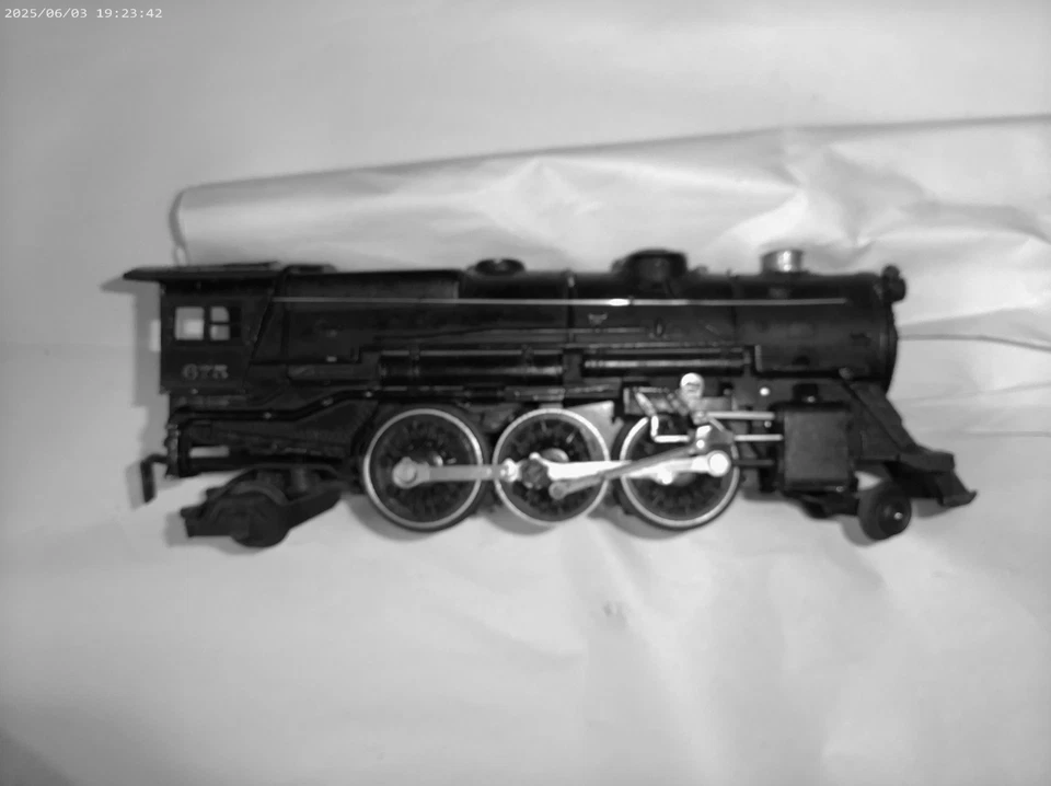 LIONEL 675 LOCOMOTIVE ENGINE WITH 6466W TENDER TESTED - Image 3 of 4