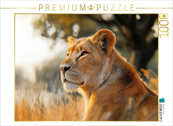 Calvendo Puzzle In The Lioness's Realm | 1000 Pieces, Finished Size 25.2 × 18.9-image
