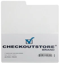 CheckOutStore (50) Premium Plastic Record Dividers to Organize Vinyl Records ...
