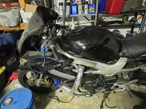 98 99 00 01 02 03 honda super hawk 1000 vtr1000f  Homemade Turbo Kit