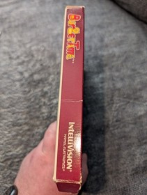 Burgertime Intellivision (1982) In Box w/Overlays, Manual, & Cartridge! Tested!