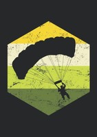 Notizbuch A5 Gepunktet Softcover Fallschirmspringer Skydiver 120 Seiten