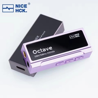 NICEHCK Octave Headphone Converter ES9039Q2M DAC Chip SGM8262 Decoding Amplifier