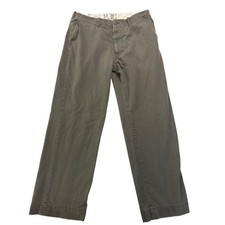 Polo Jeans Co 67 Ralph Lauren Men Military Issue Surplus Chinos Pants Grey 36x32