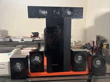 Samsung 5.1 Surround Sound System PS-CW0 Subwoofer 5 Speakers PS-DS2 PS-DC1