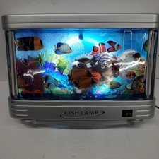 WSD Living Aquarium Rotating Fish Lamp Night ...