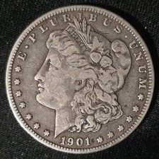 1901-O Morgan Silver Dollar, Better Get It. Lightly Circulated