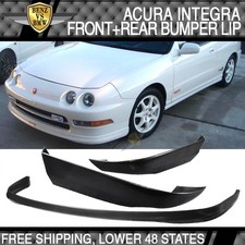 Fits 94-97 Acura Integra T-r Pu Front Bumper Lip T-r Abs Rear Bumper Lip