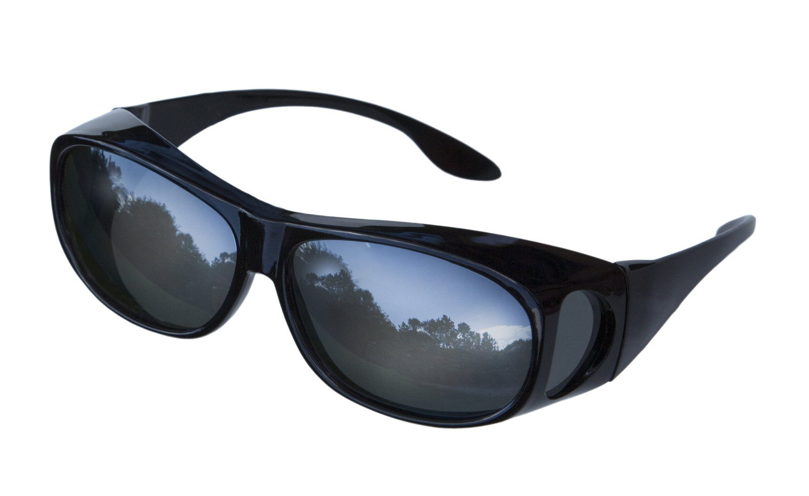 Medium Polarized Wraparound Sunglasses | Wear Over Prescription Glasses| Fito...