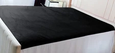 PassionMate Ultra Soft 100% Waterproof Love Blanket Bed Cover-NEW King SZ Black