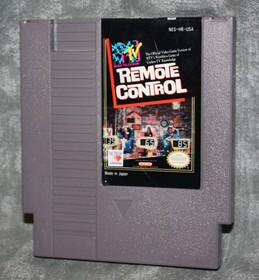 Works Nintendo NES MTV Remote Control  Game Cartridge & Booklet