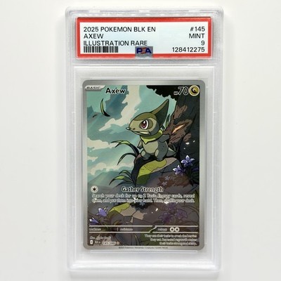 Axew 145/086 Illustration Rare Black Bolt Pokémon TCG PSA 9 Mint | eBay