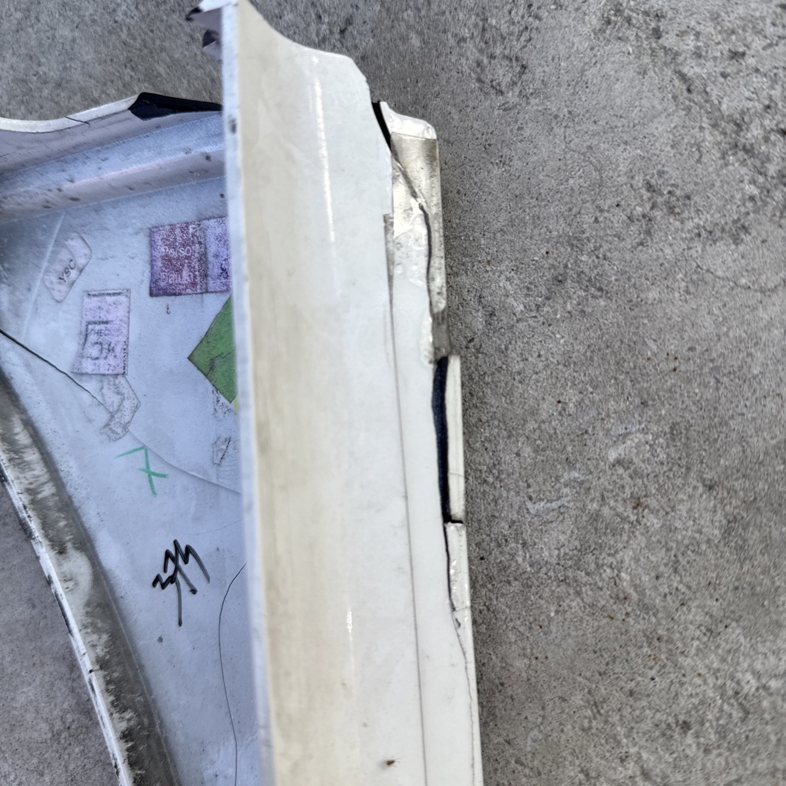 2018-2023 AUDI R8 V10 5.2L RH PASSENGER SIDE FENDER PANEL TRIM 4S0821106Y OEM