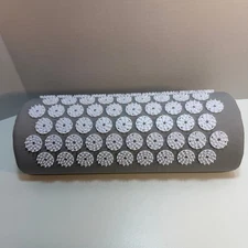 ProsourceFit Acupressure Mat Roller Pillow Gray Spike Therapy Pain Relief