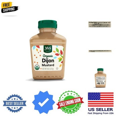 Organic Dijon Mustard, 8 Ounce