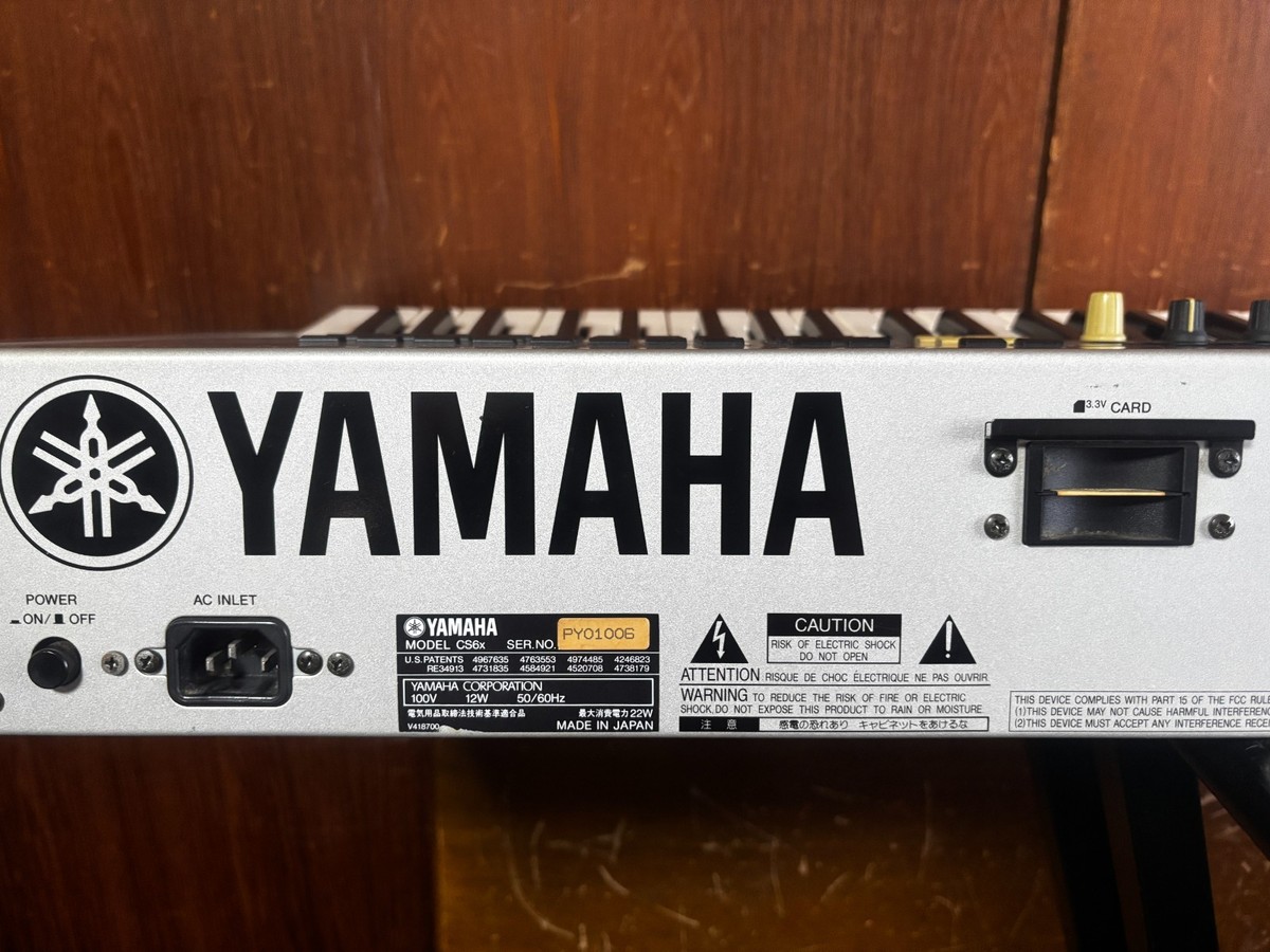 Z079 YAMAHA ヤマハ CS6X シンセサイザー Retro Synthesizer Sound