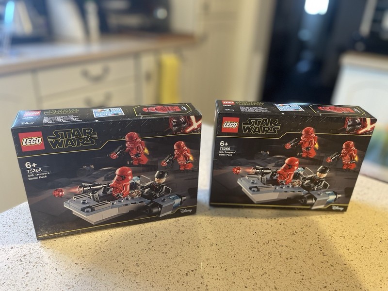 Lego 75266 New / Sealed - Star Wars Sith Troopers Battle Pack x 2 COMPLETE SETS