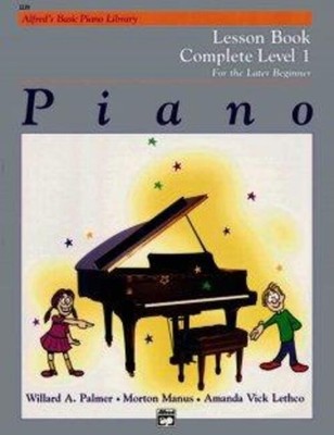 Alfred's Basic Piano Library Lesson 1 Complete | For The Late Beginner | Buch