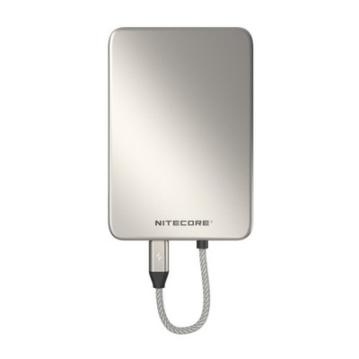 Nitecore POCKET 5 Magnetic Power Bank with Built-In Cable (Gray)