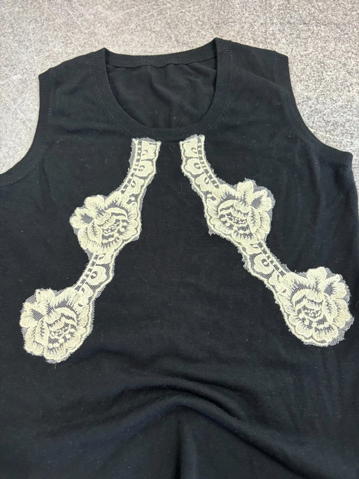 Camiseta sin mangas Dolce&Gabbana vintage de cachemir para mujer talla M Foto 3 de 4