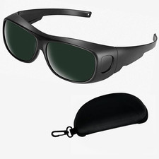 IR 5.0 Welding Safety Glasses for Men and DIY Welder, Wrap-around Design, UV Pro