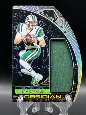 Sam Darnold 2019 Panini Obsidian Eclipse Jersey #'d 14/100 Mem Patch #EC-6