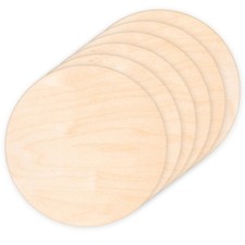 6 Pack 14 Inch Wood Rounds Circles for Crafts, Unfinished Wood Circles Wood Sign