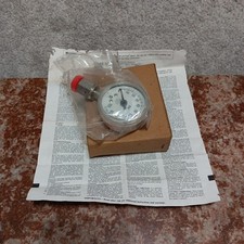 US Gauge Air Pressure Gauge, 0-100 Psi 1/4" Npt Bottom Mount, New, USA