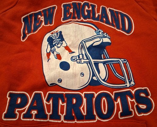 Sudadera con capucha vintage de los New England Patriots para hombre L 42-44 puntada única EE. UU. - Imagen 2 de 7