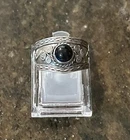 Vintage 925 Sterling Silver Black Ónix Wide Band Sz 9 1/4 , 3.1 G