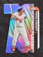 2021 Topps Chrome Update Brooks Robinson Platinum Player Die Cut #CPDC-19