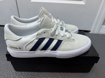 adidas Matchbreak Super Men's Low Top Skateboarding Sneaker White/Navy EG2740