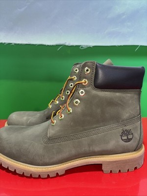 Timberland Men s 6IN Premium W/P Dark Gray Boot TB0A14A6 Size 12 NWD DAMAGED BOX
