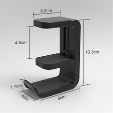 Universal 360  Rotating Headphone Stand Desktop Headset Holder PC Gaming Wall