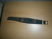 Vintage Black 1 piece strap.26mm &10 mm central.Oldstyle Eire(E26a4g