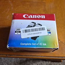 Canon Genuine PG-285XL Black  CL-286XL Tri-Color Ink for PIXMA TS7720/TS7820
